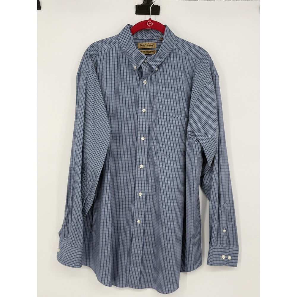 Roundtree & Yorke Gold Label Men's Long Sleeve Button Down XL